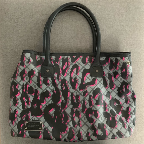 L.A.M.B. Handbags - L.A.M.B. By Gwen Stefani Graffiti Leopard Tote